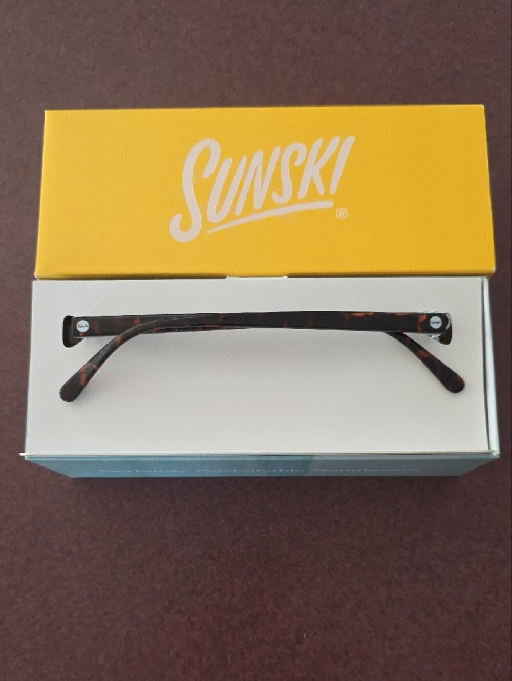Sunski Women’s Tortoiseshell Dipsea Sunglasses - Brown Lenses - Picture 2 of 6
